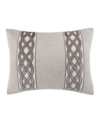 Chateau Grove Braided Trim Decorative Pillow, 14" x 18"