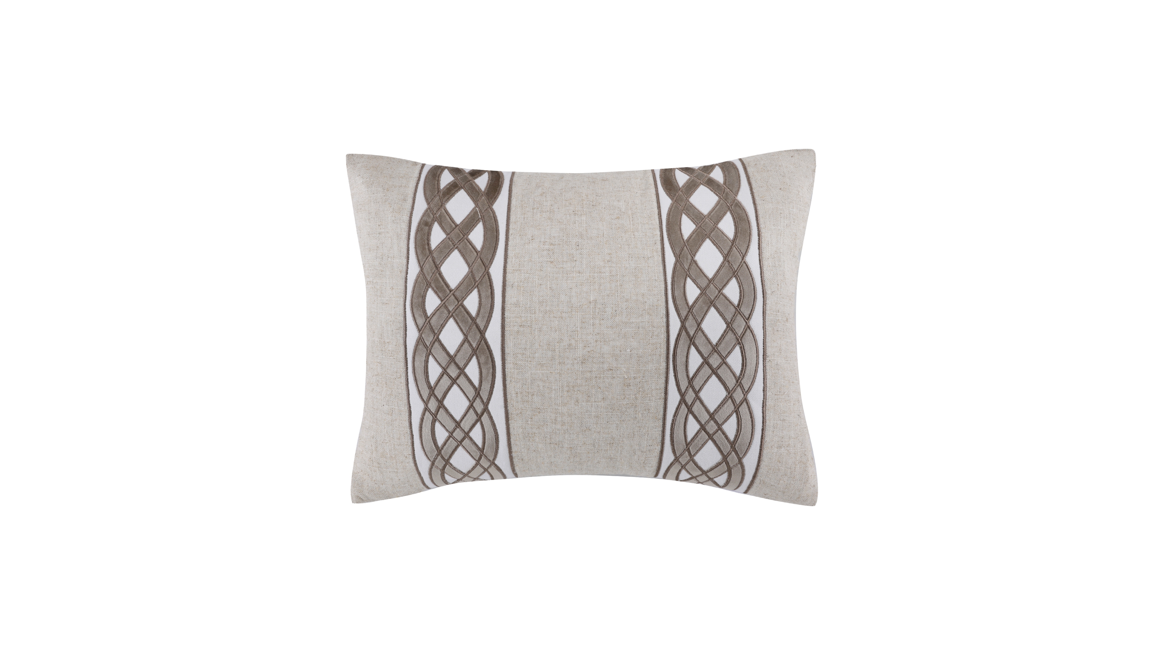 Levtex Home Chateau Grove Braided Trim Decorative Pillow, 14" x 18"