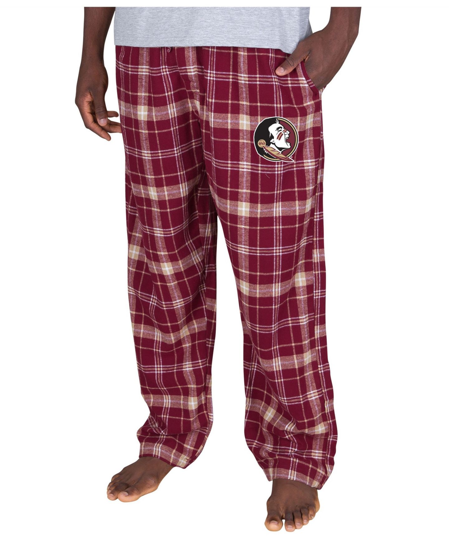 Мужские брюки Concepts Sport Garnet/Gold Florida State Seminoles Ultimate Flannel — фото 1