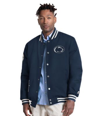Men's Navy Penn State Nittany Lions Spectator Varsity Full Snap Jacket