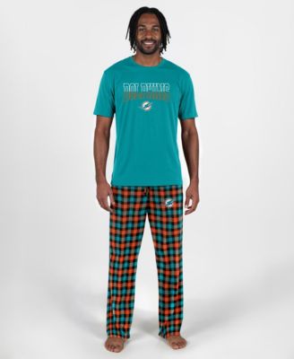 Men's Aqua Miami Dolphins Highland Sleep Set