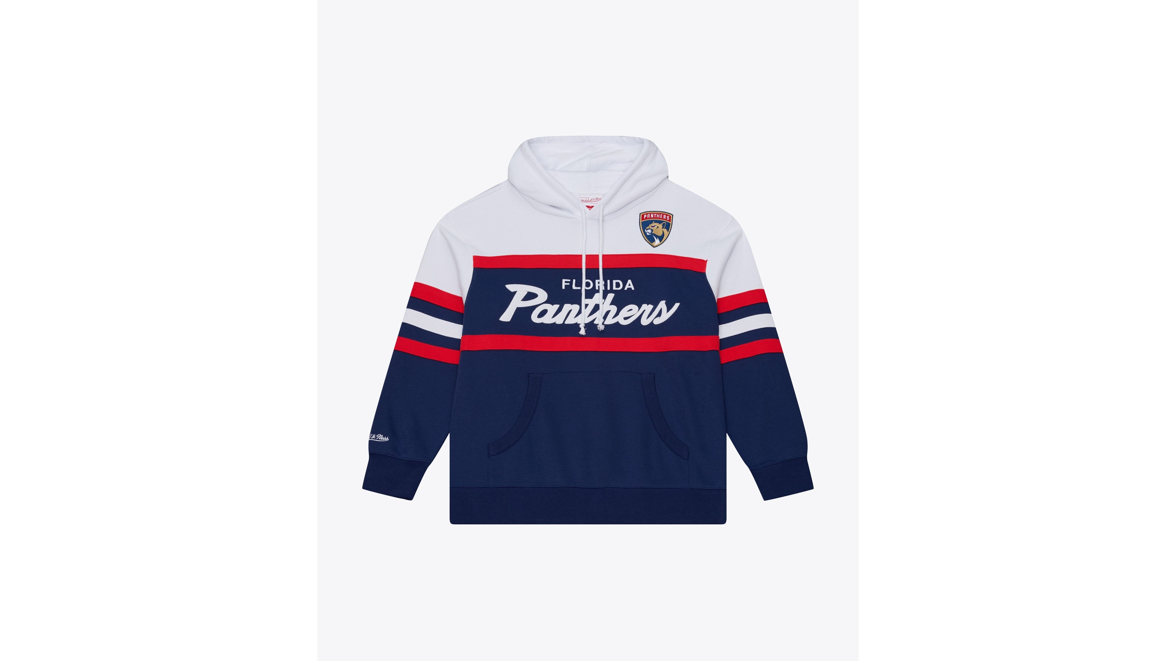 Mitchell & Ness Men's Navy Florida Panthers Head Coach Hoodie