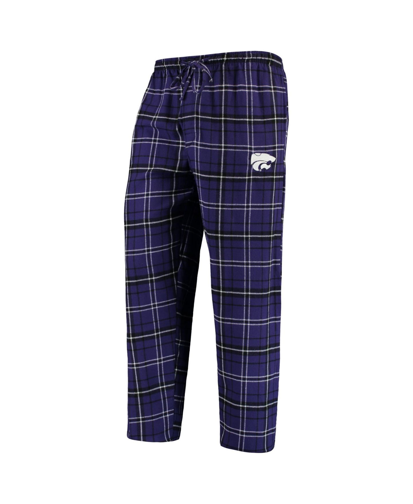 Мужские брюки Concepts Sport Purple/Black Kansas State Wildcats Ultimate Flannel — фото 1