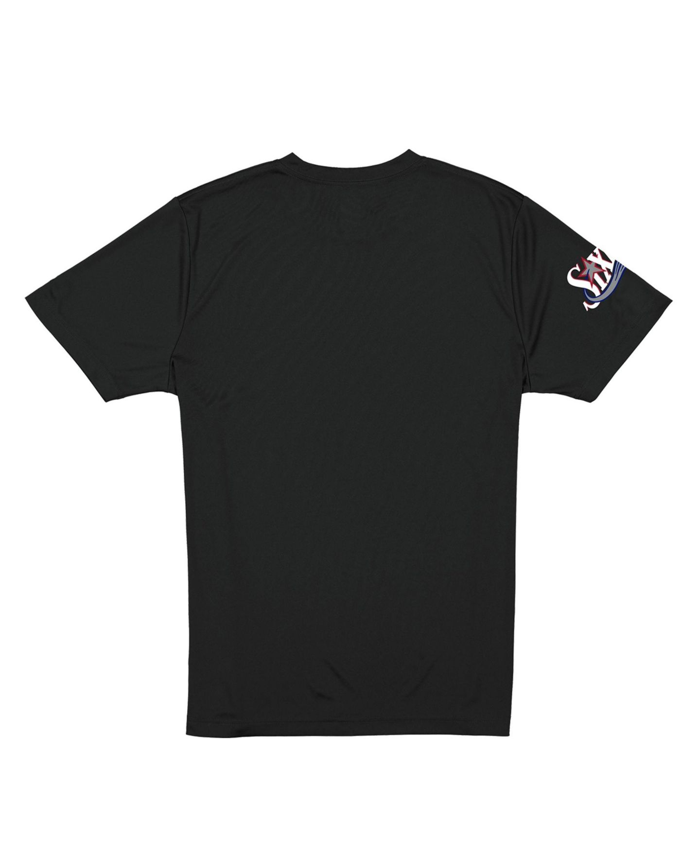 Мужская футболка New Era LeBron James Black Philadelphia 76ers — фото 3