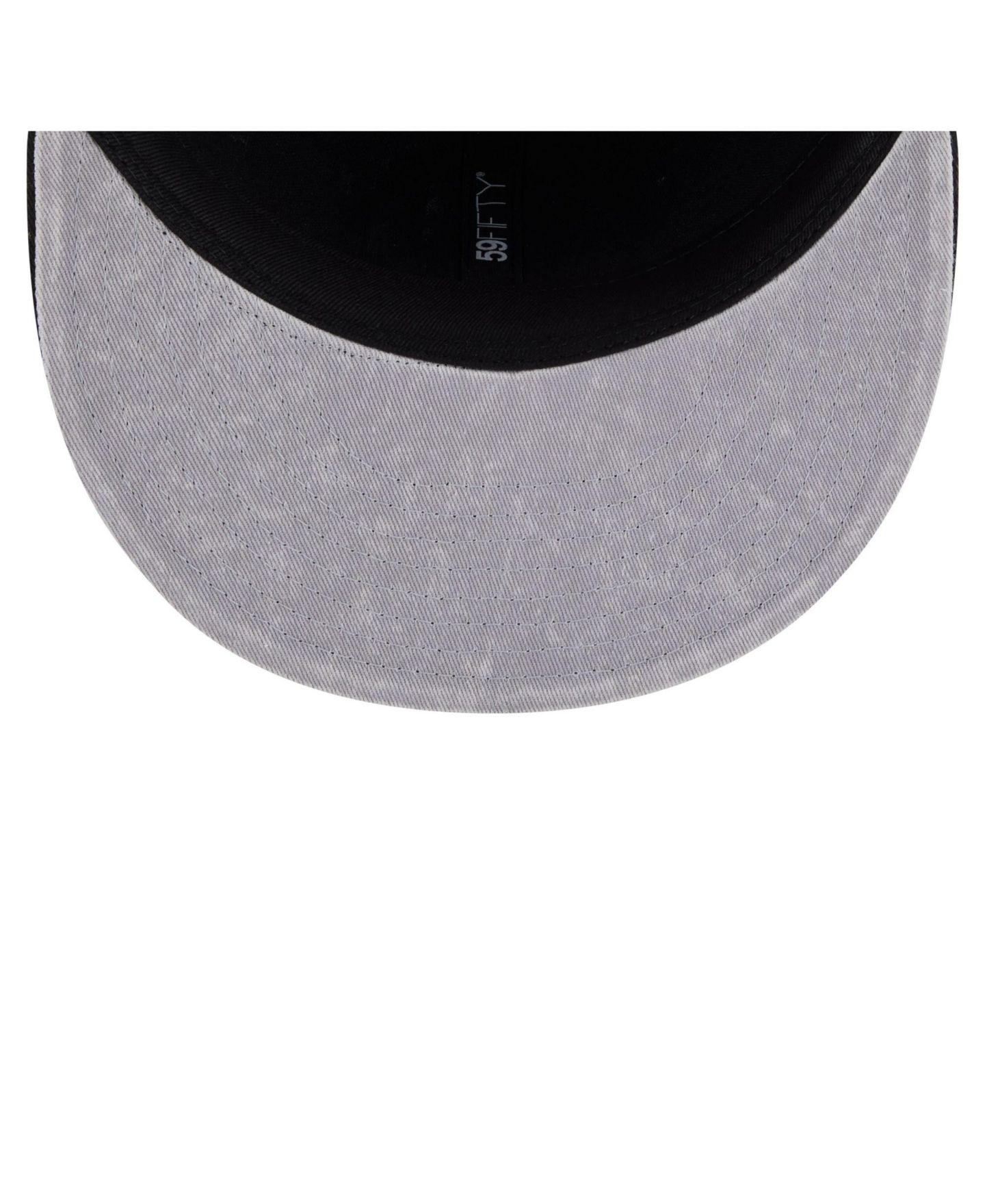 Мужская кепка New Era Gray/Black Minnesota Timberwolves Washed 59FIFTY Fitted Hat — фото 7