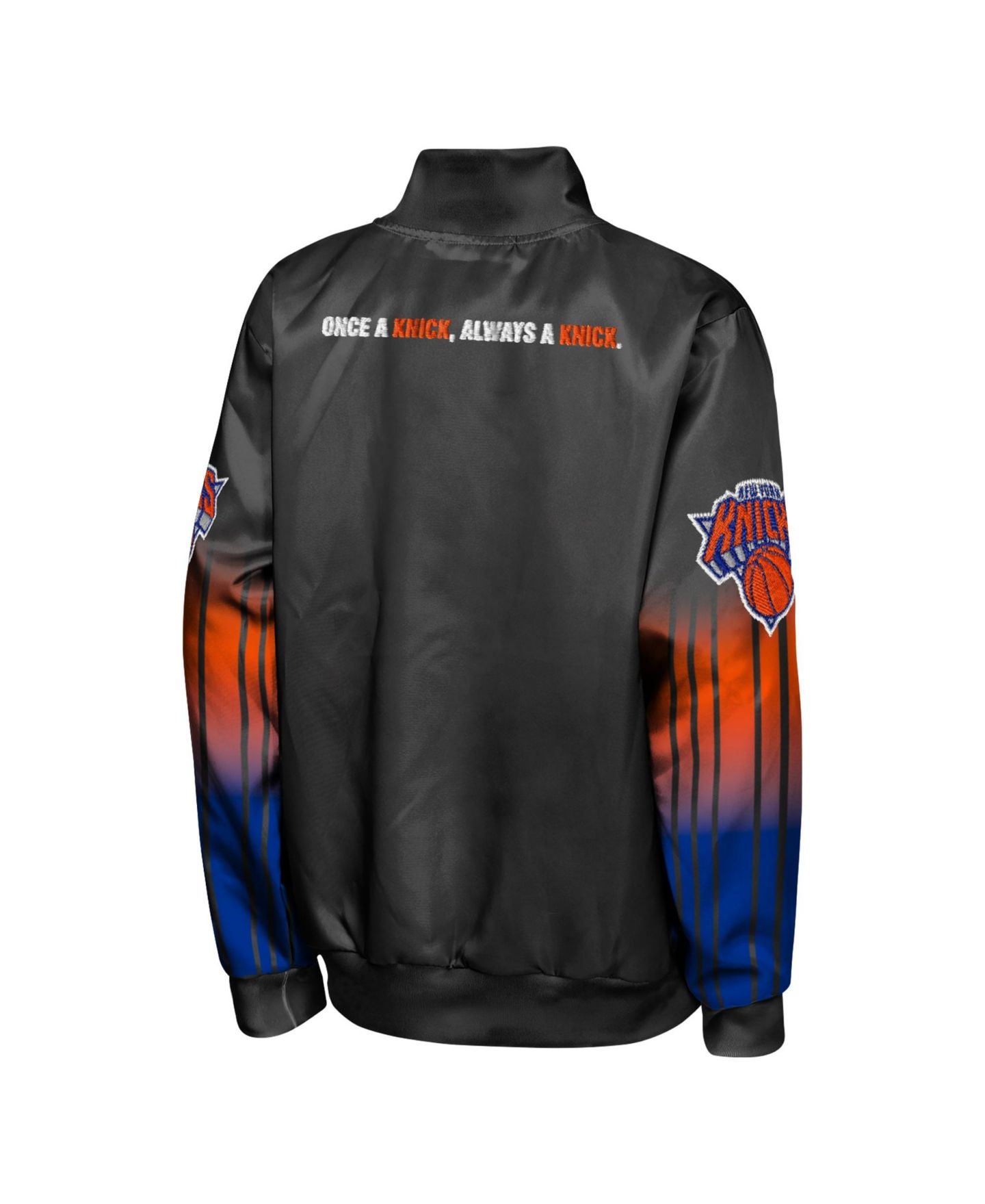 Детская куртка Outerstuff Black New York Knicks Statement Edition Lightweight Satin — фото 3