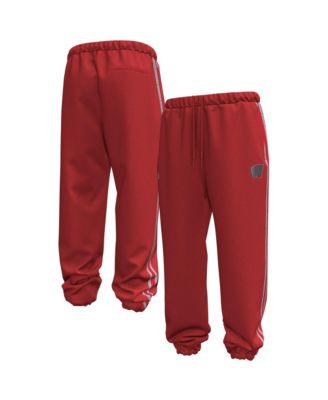 Men's Red Wisconsin Badgers 2026 Lambeau Field Collection Icon Taped Pants