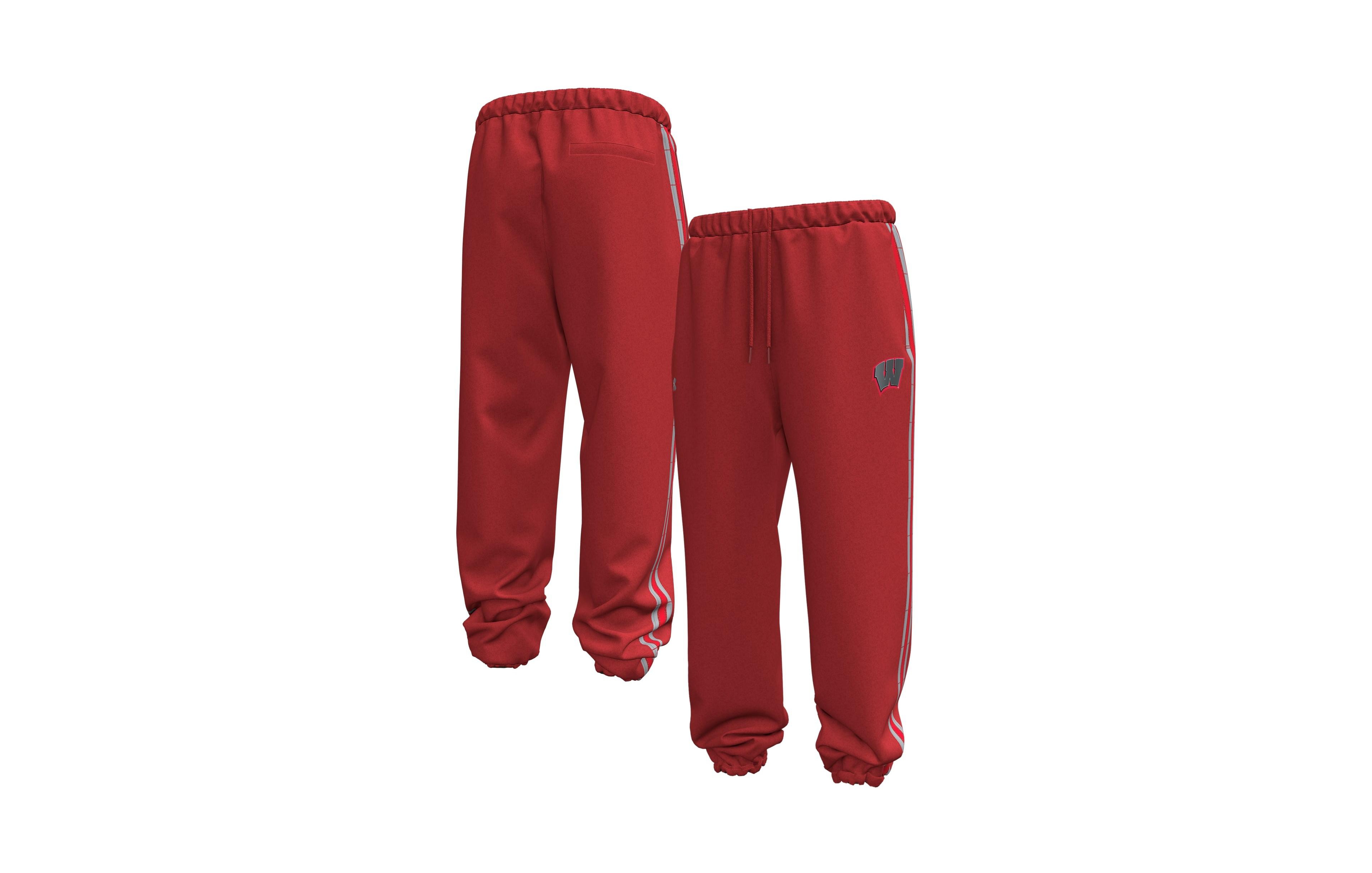 Under Armour Men's Red Wisconsin Badgers 2026 Lambeau Field Collection Icon Taped Pants