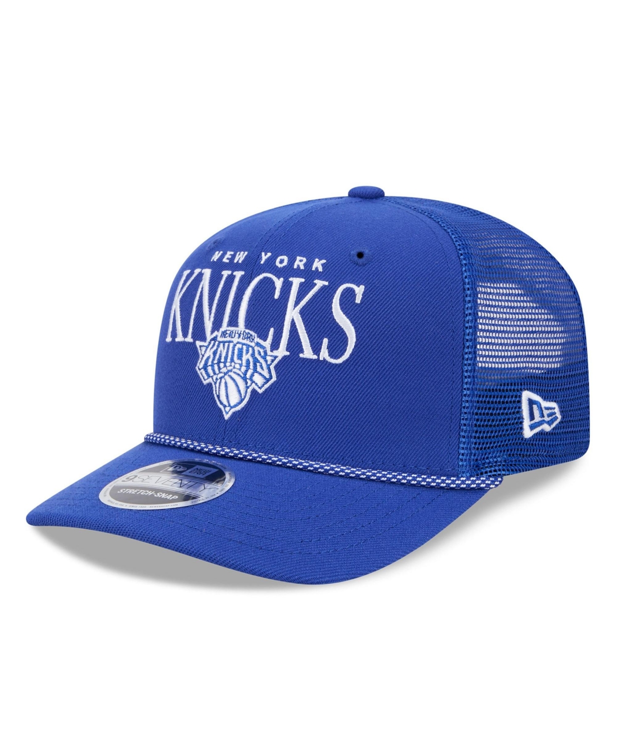 New Era Men's Blue New York Knicks Tonal 9SEVENTY Adjustable Trucker Hat - Blue
