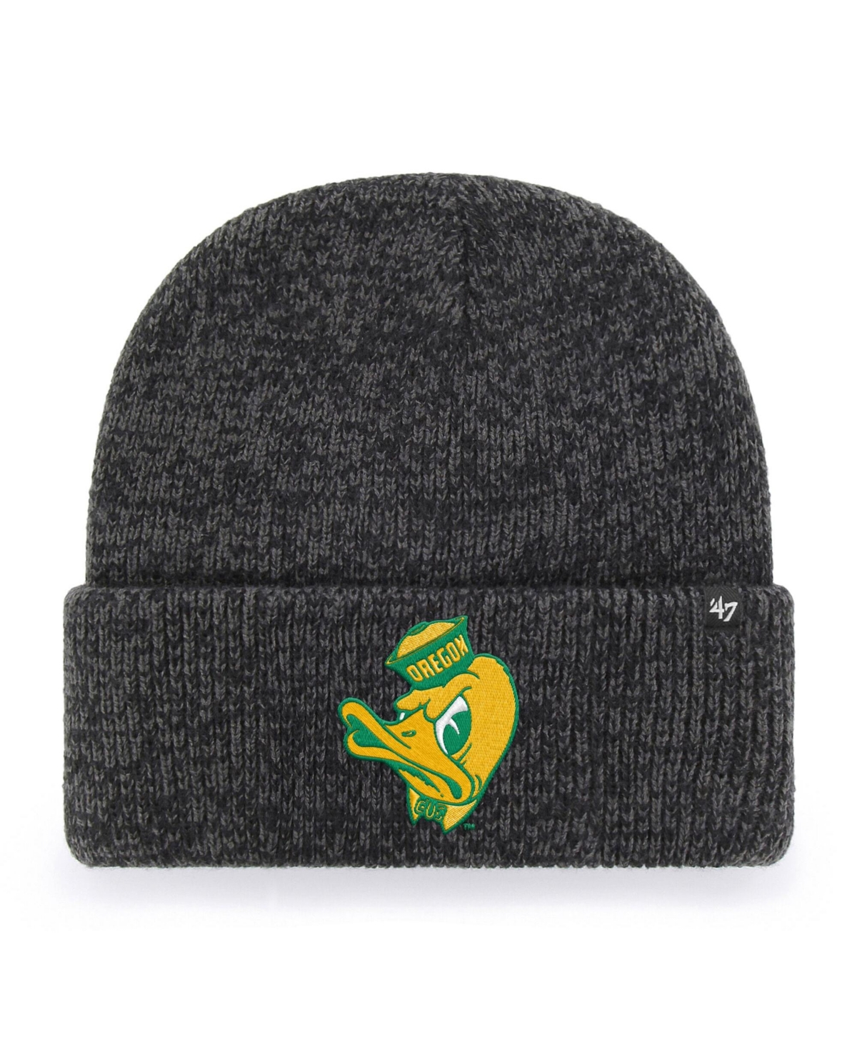 '47 Brand Men's and Women's Black Oregon Ducks Brain Freeze Cuff Knit Hat