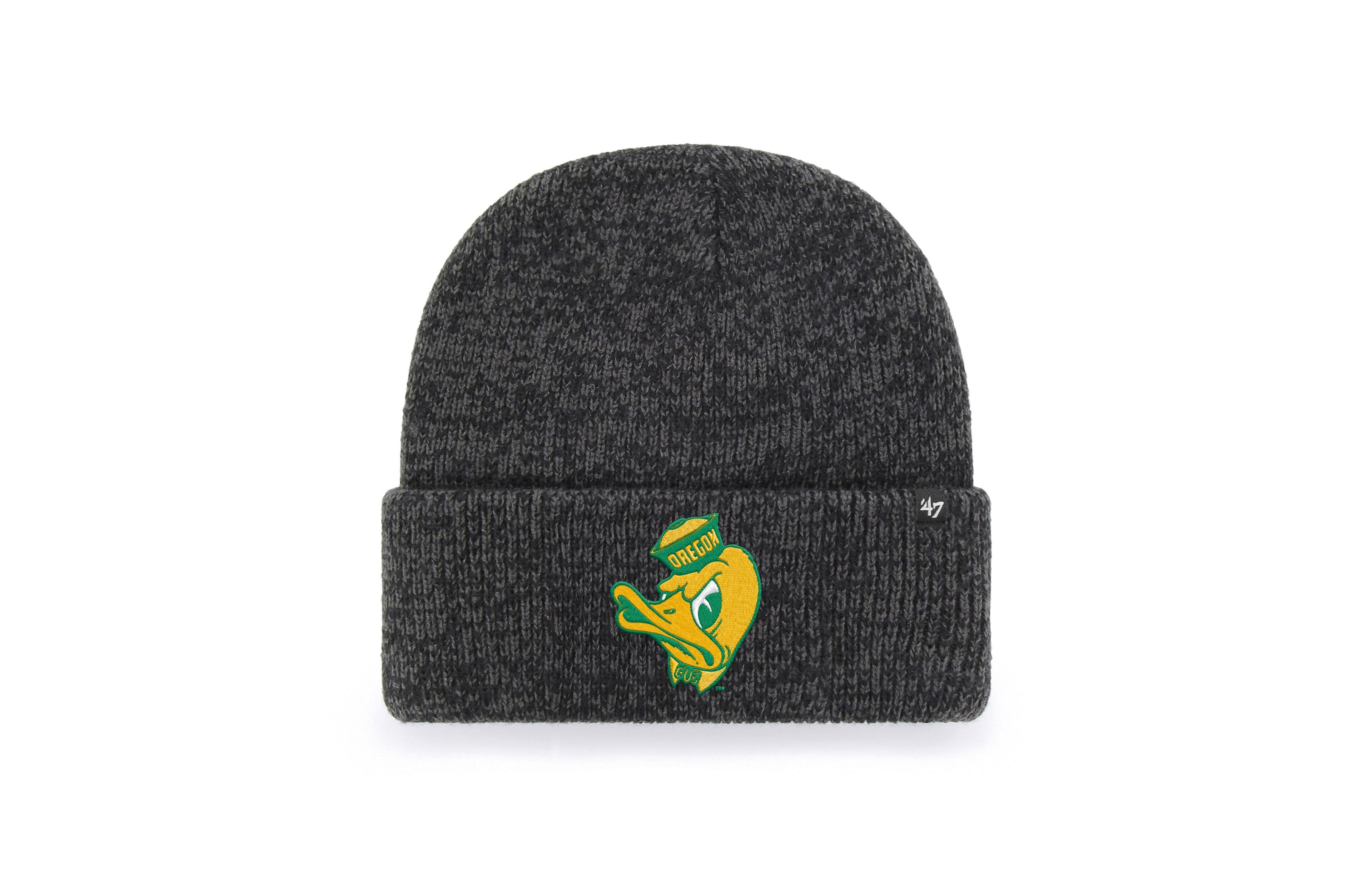 '47 Brand Men's and Women's Black Oregon Ducks Brain Freeze Cuff Knit Hat