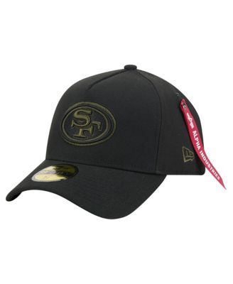 Men's Black San Francisco 49ers A-Frame 59FORTY Fitted Hat