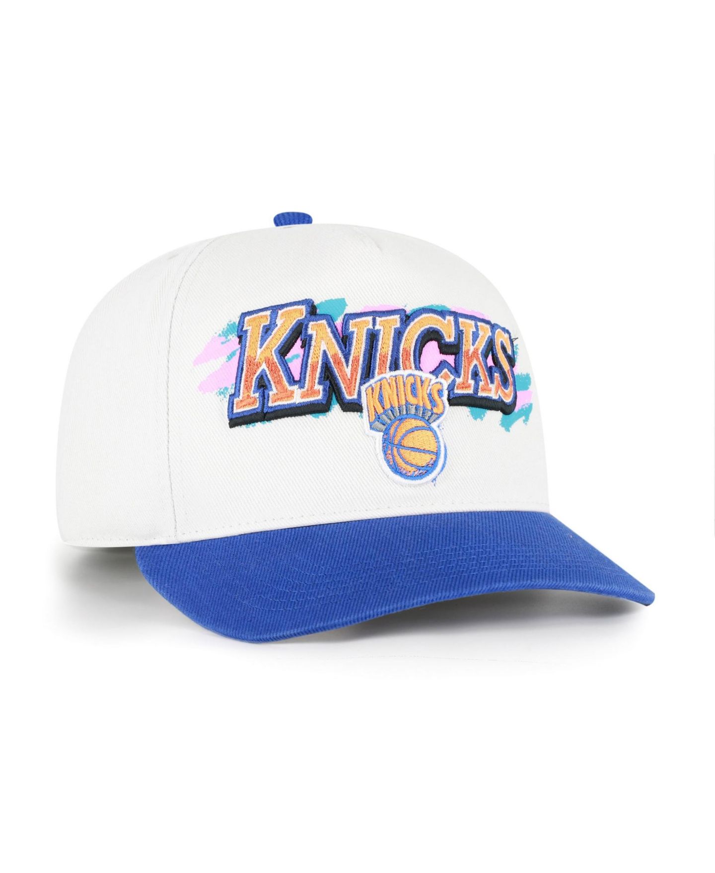 Мужская кепка '47 Brand Cream New York Knicks City Paint Hitch Adjustable Hat — фото 2