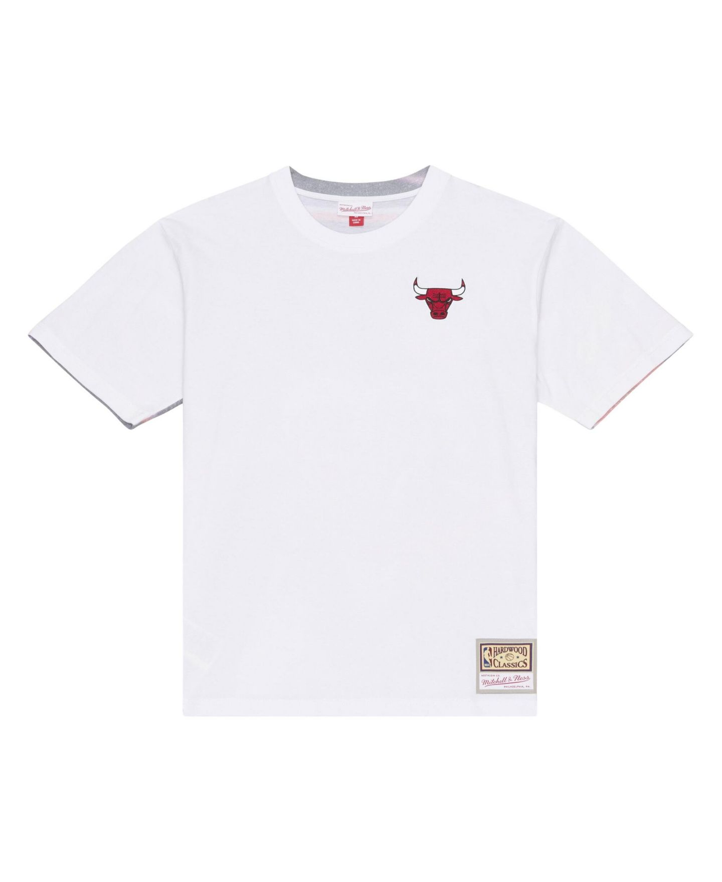 Мужская футболка Mitchell & Ness Dennis Rodman White Chicago Bulls Hardwood Classics Player Sublimated — фото 5