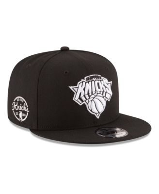 Big Boys' and Girls' Black New York Knicks 9FIFTY Snapback Hat