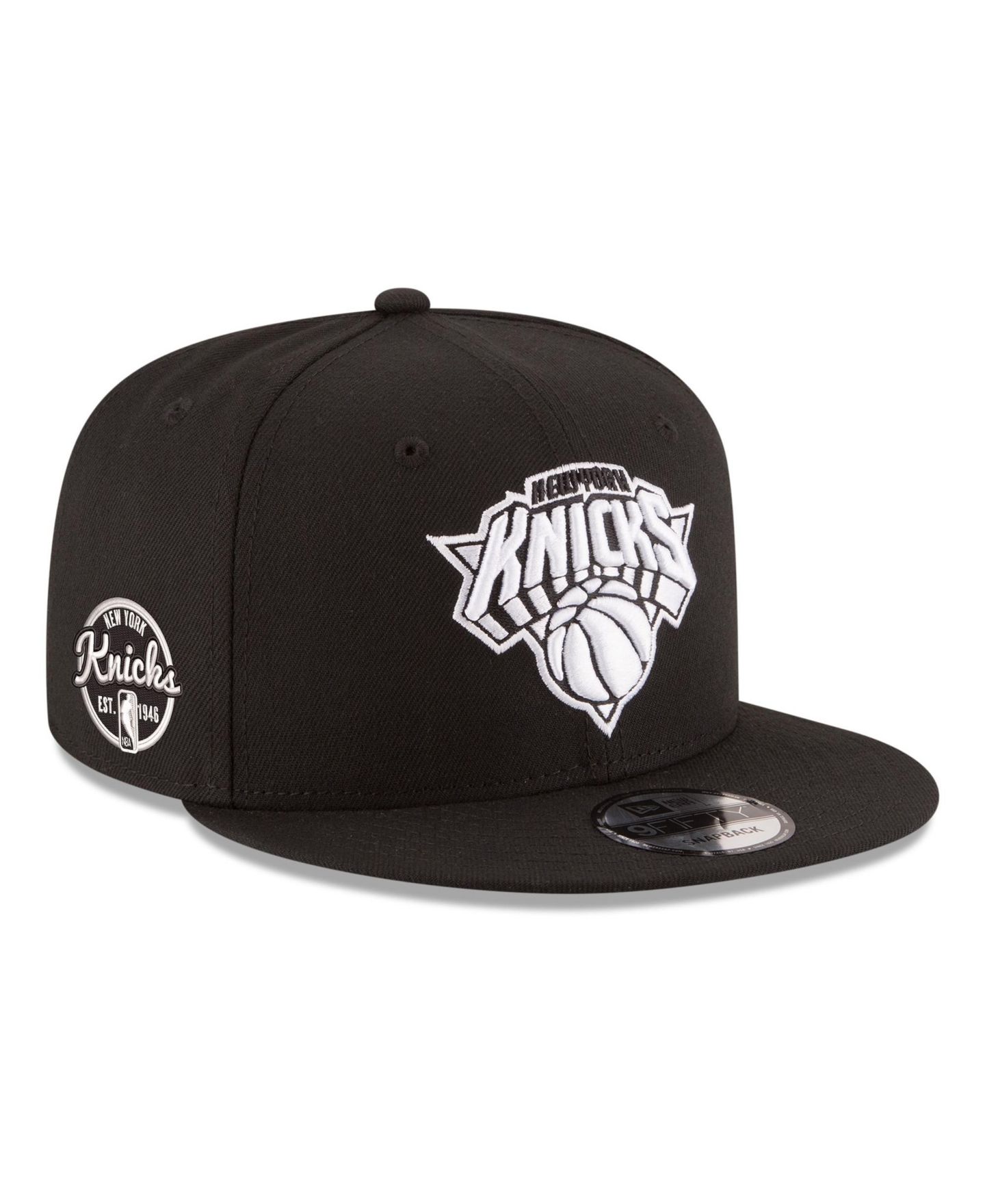Детская кепка New Era Black New York Knicks 9FIFTY Snapback Hat — фото 1