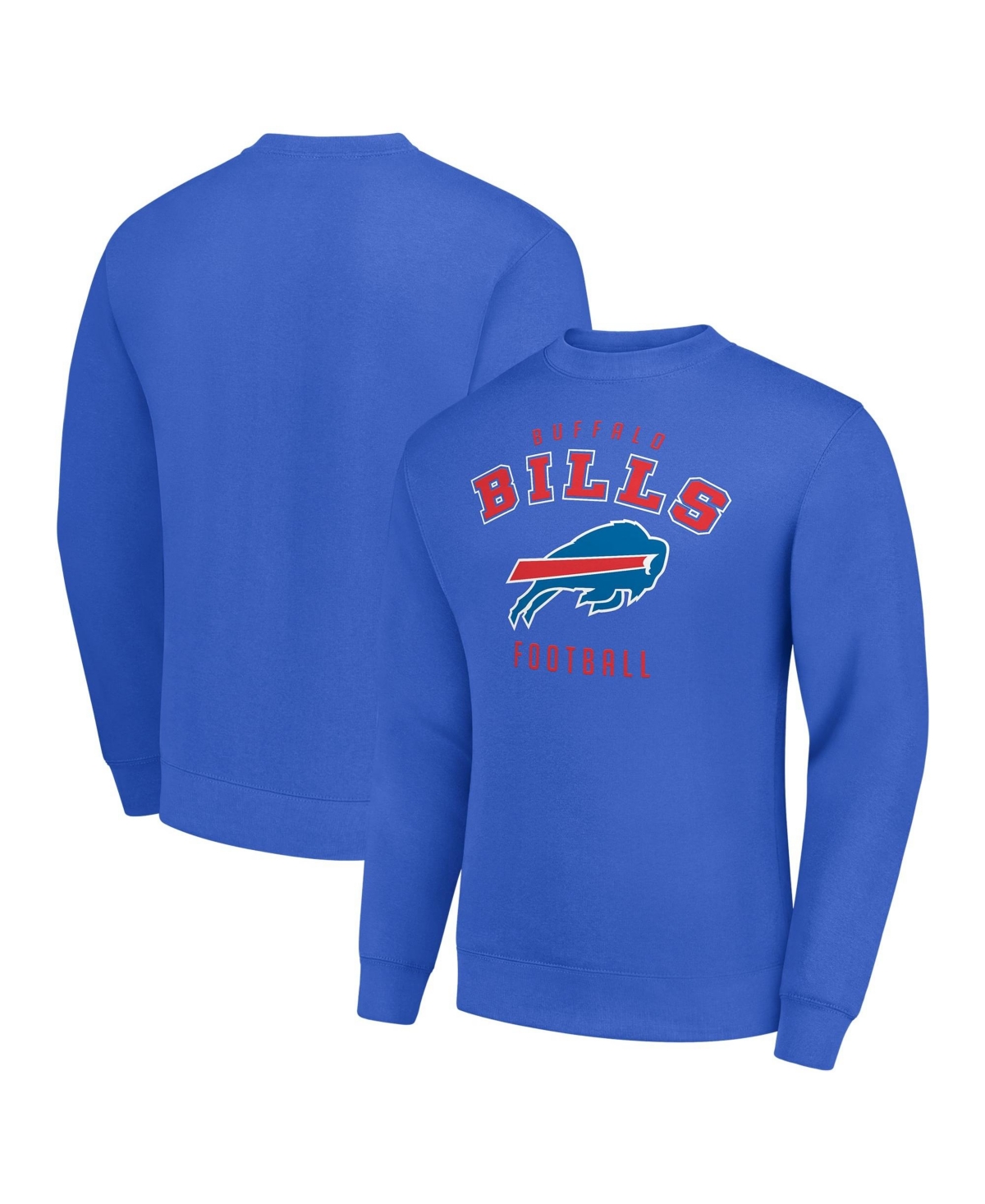 Starter Men's Royal Buffalo Bills Team Logo Pullover Sweatshirt - Royal