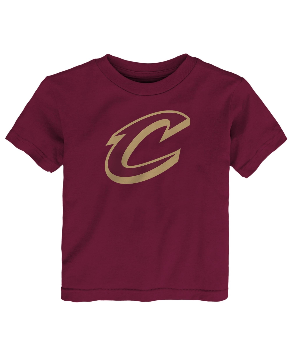 Outerstuff Baby Boys' and Girls' Wine Cleveland Cavaliers Primary Logo T-Shirt - Wine