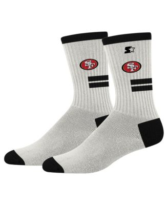 Men's and Women's Cream San Francisco 49ers Premiere Cushioned Crew Socks
