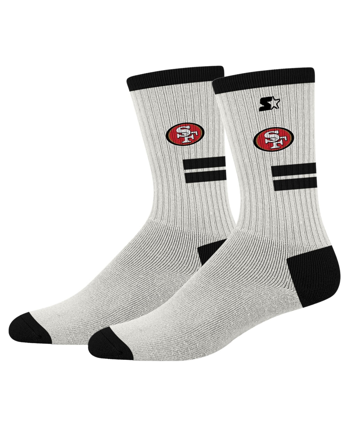 Starter Men's and Women's Cream San Francisco 49ers Premiere Cushioned Crew Socks - Cream