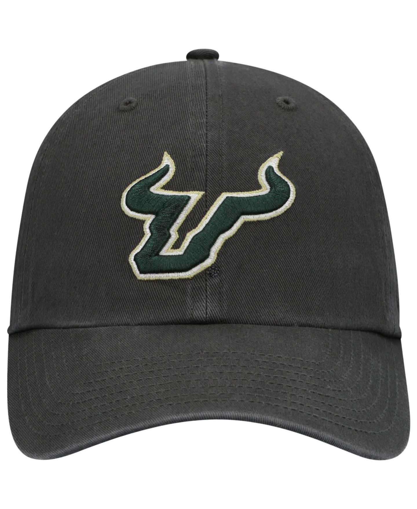 Мужская кепка '47 Brand Charcoal South Florida Bulls Clean Up Adjustable Hat — фото 2