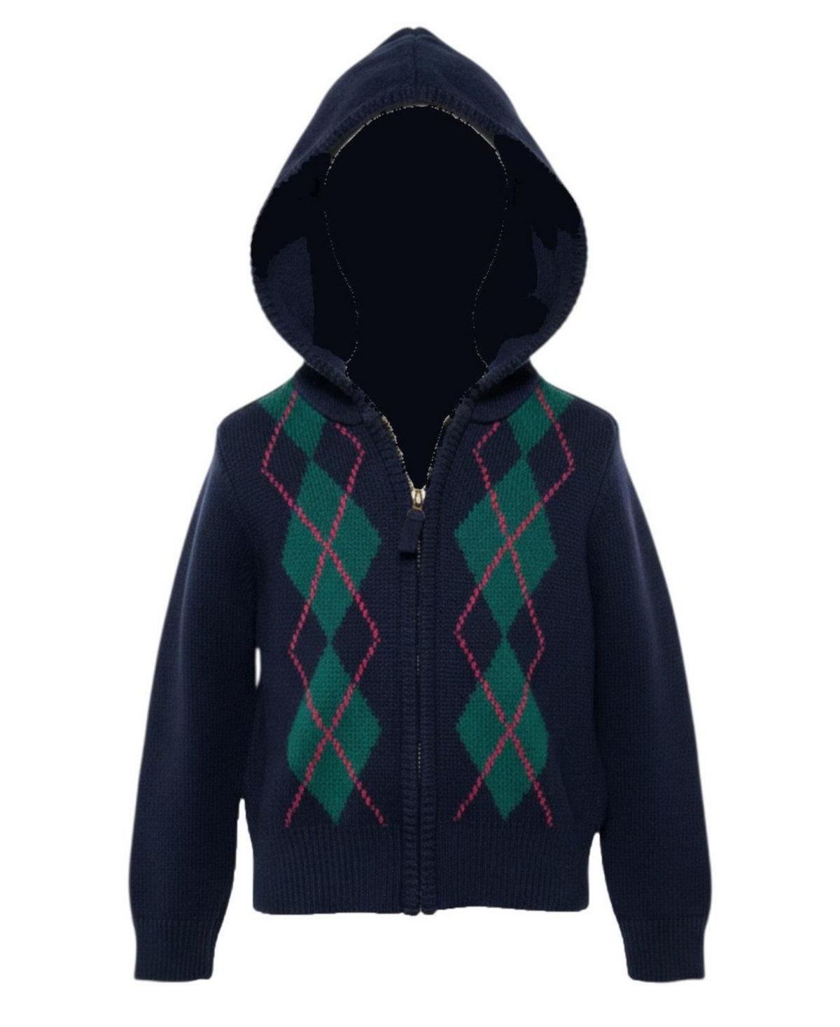 Hope & Henry Little and Big Girls' (Xxs-l) Organic Full Zip Hoodie Sweater