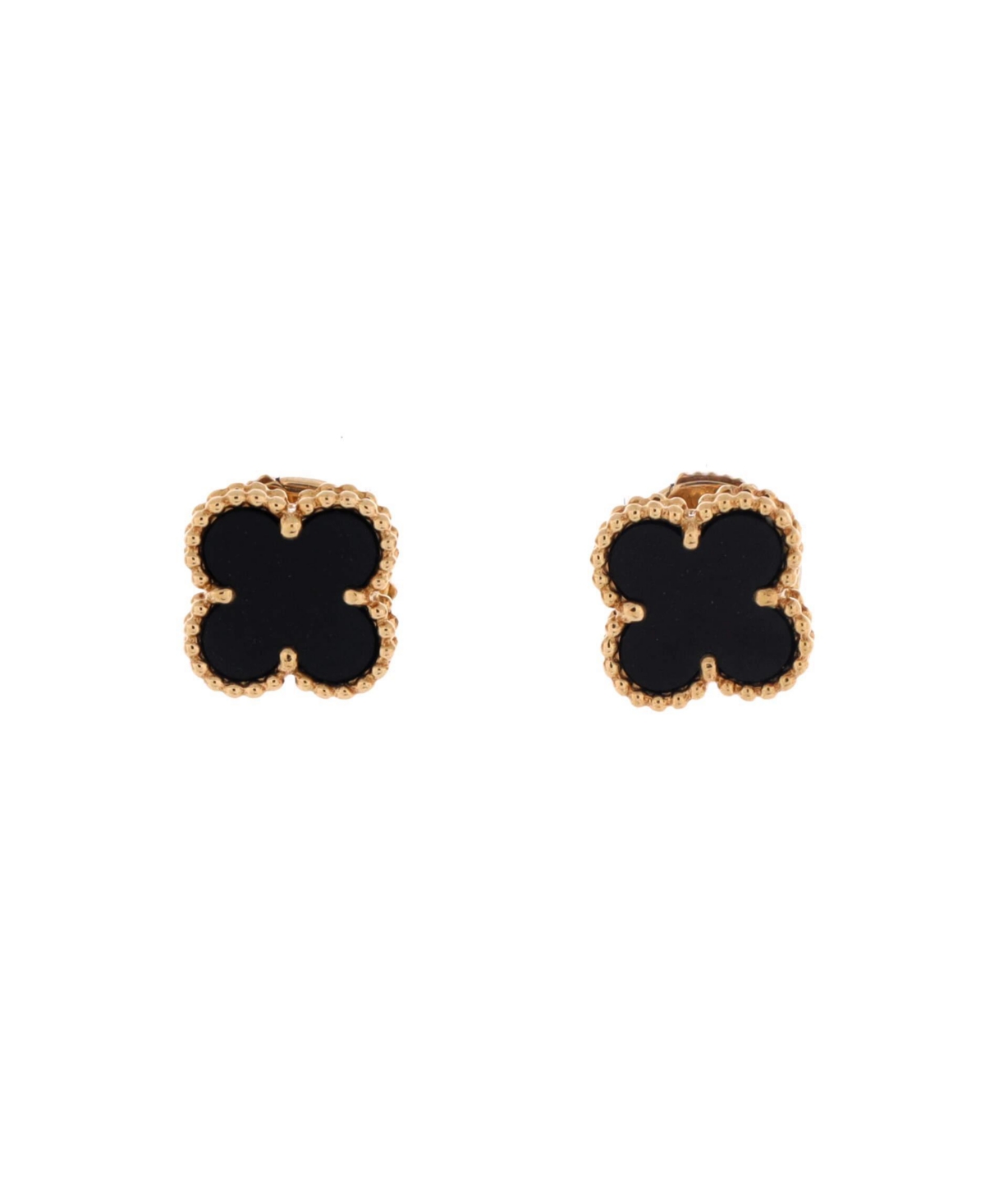 Pre-Owned Van Cleef and Arpels Sweet Alhambra Stud Earrings - 18k yellow gold