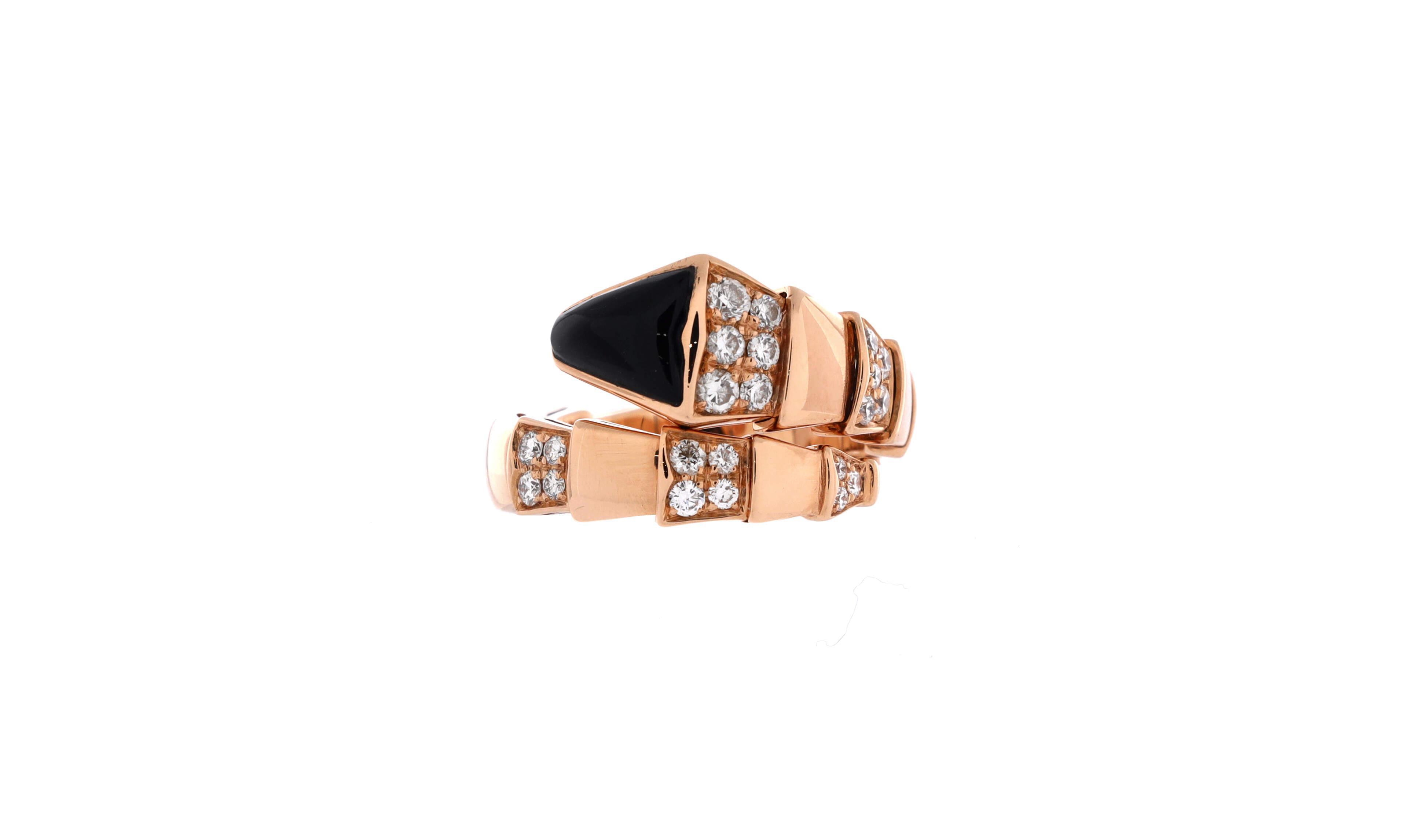 Pre-Owned Bvlgari Serpenti Viper One-Coil Ring