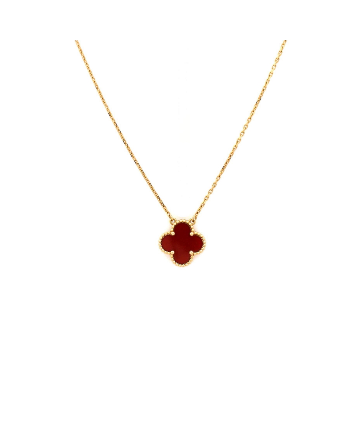 Pre-Owned Van Cleef and Arpels Vintage Alhambra Pendant Necklace - 18k yellow gold