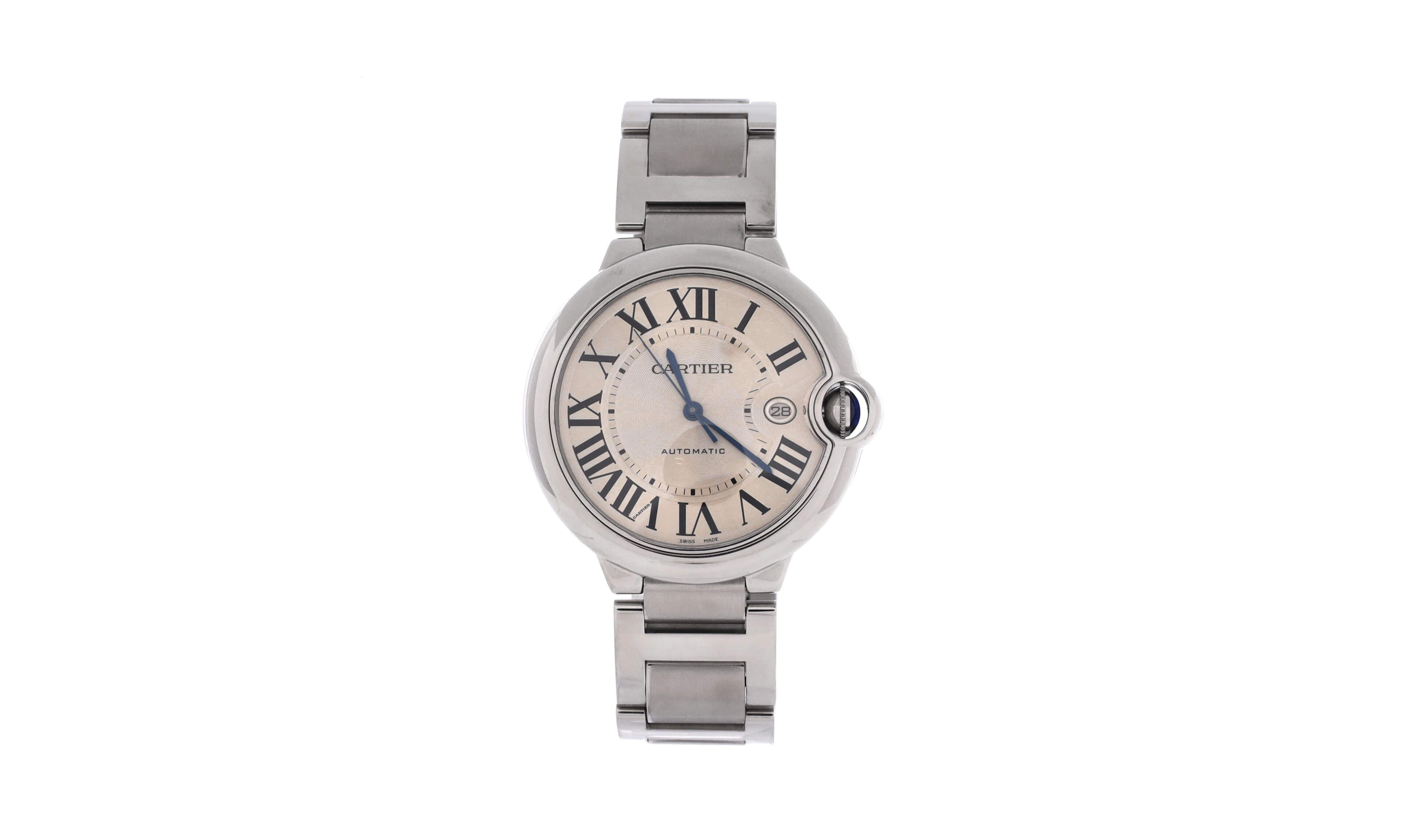 Pre-Owned Cartier Men's Automatic Ballon Bleu Stainless Steel Watch, 42mm