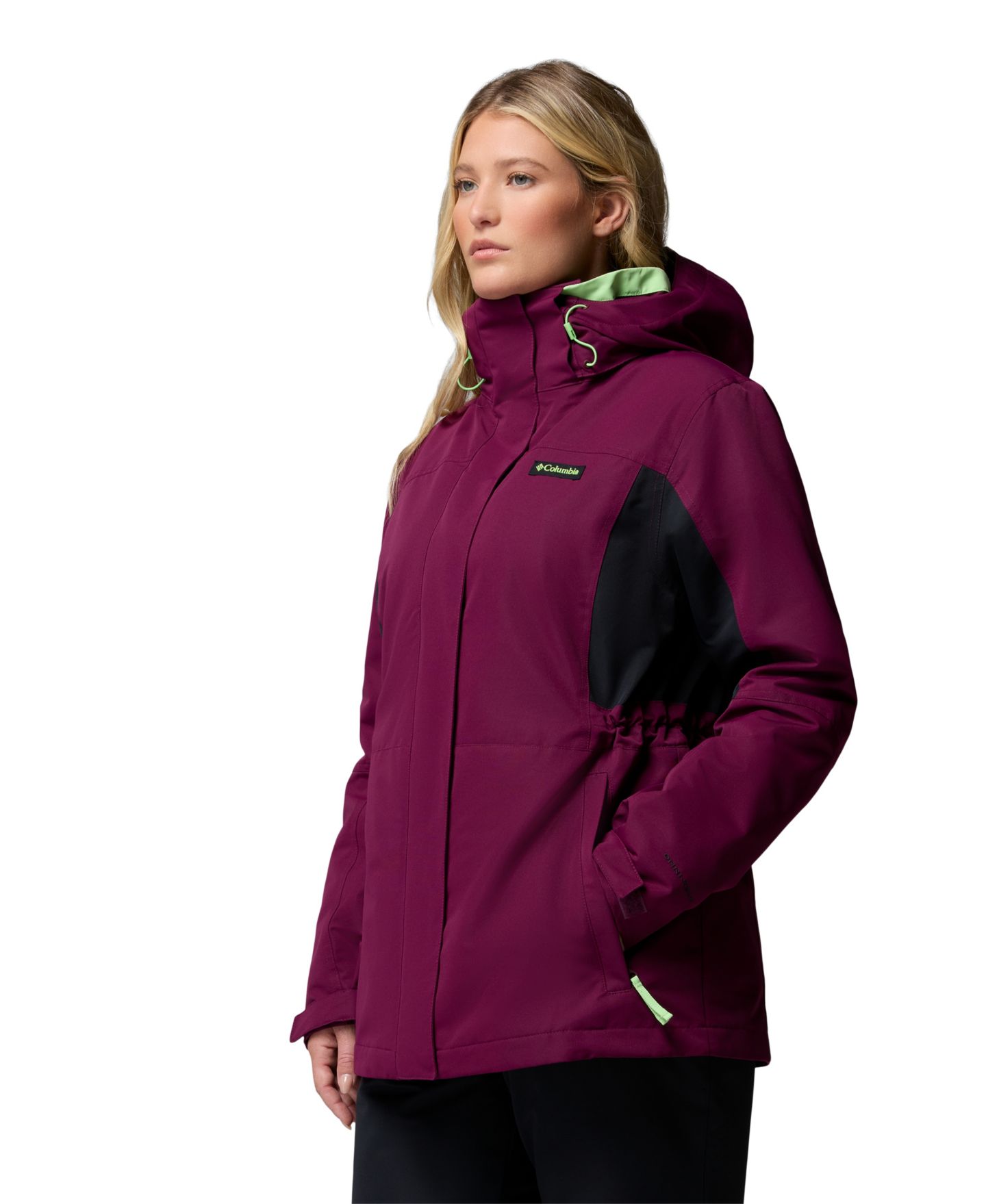 Женская куртка Columbia Bugaboo IV 3-in-1 Hooded Short, цвет: Чёрный — фото 16