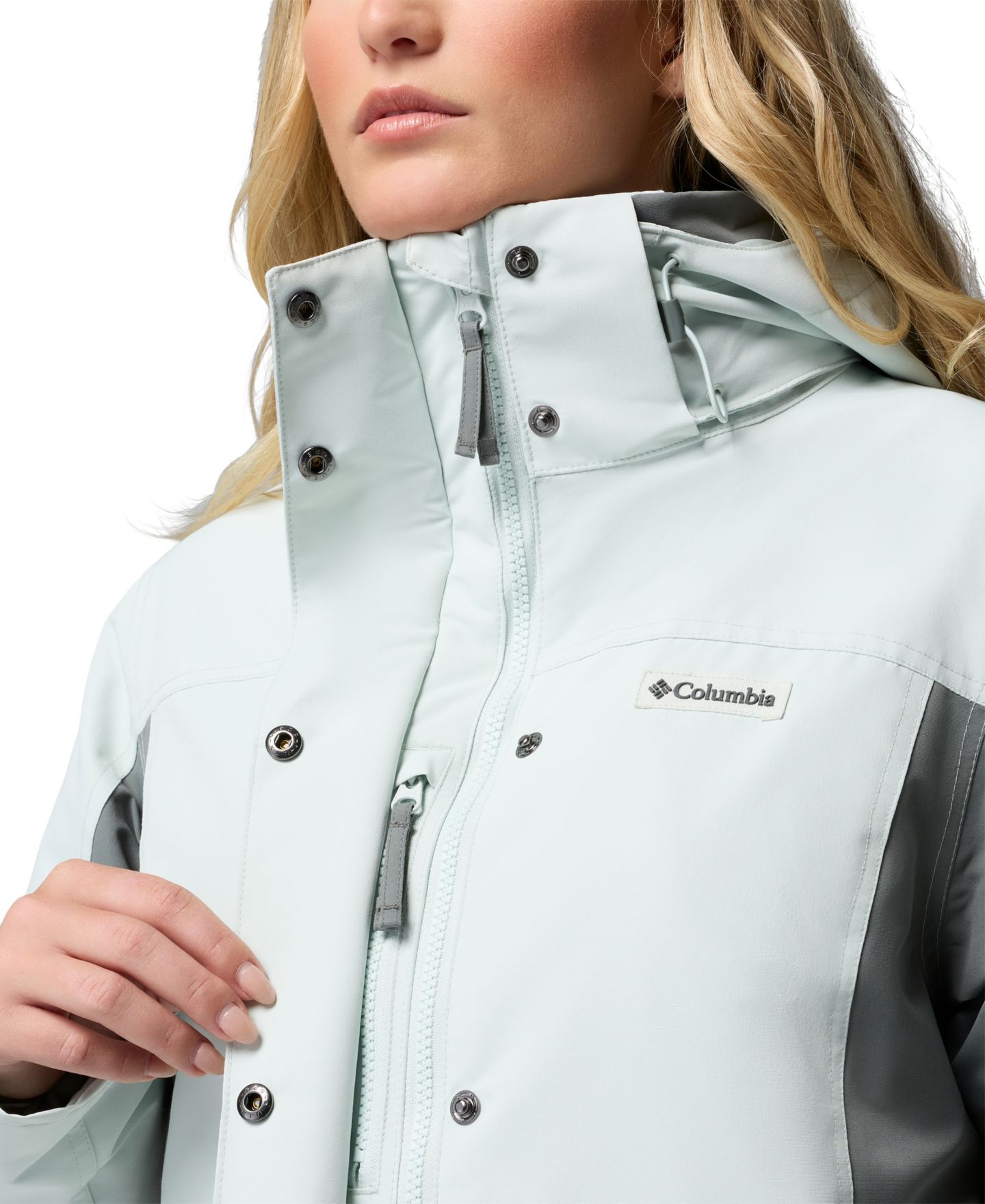 Женская куртка Columbia Bugaboo IV 3-in-1 Hooded Short, цвет: Чёрный — фото 34
