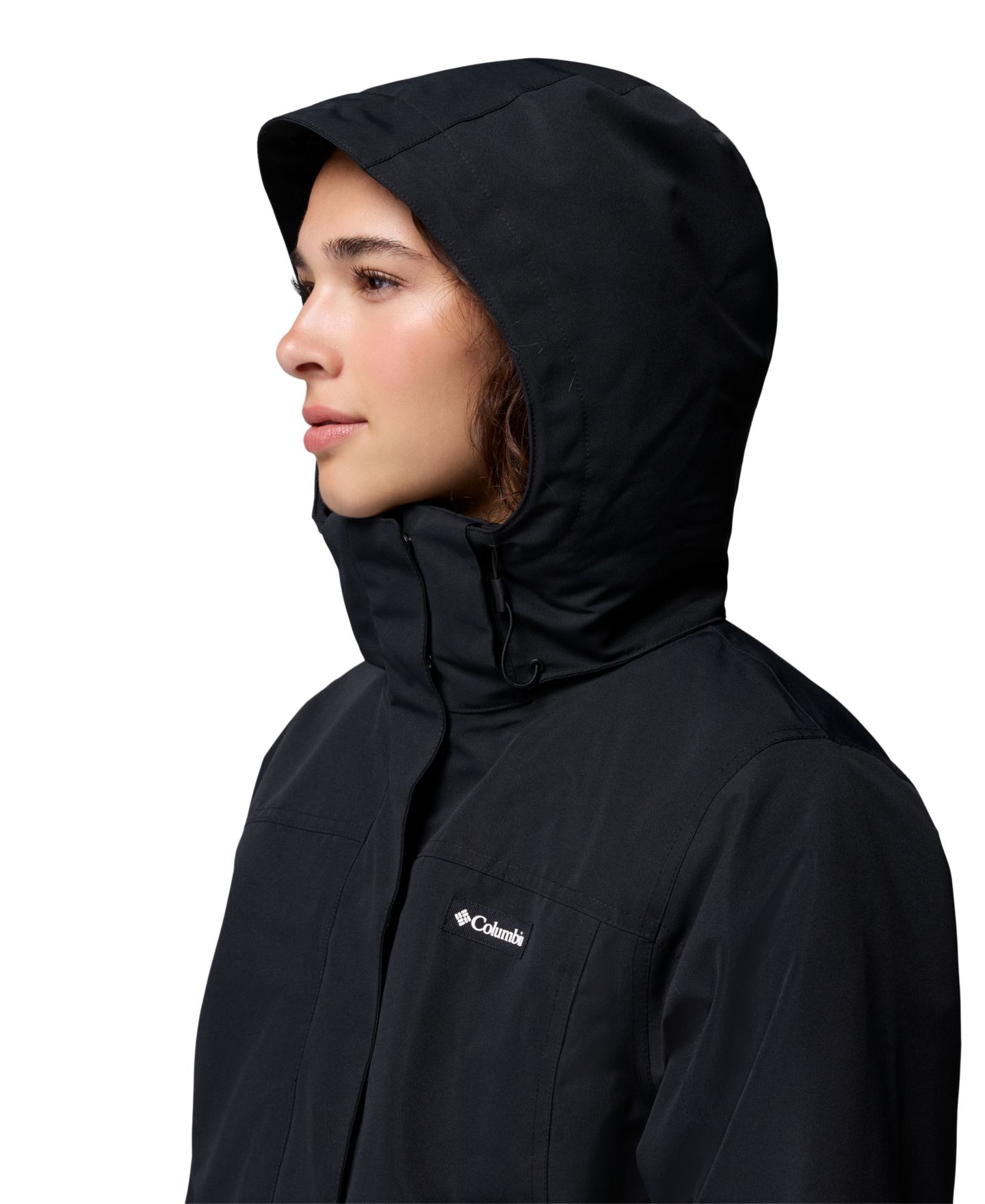 Женская куртка Columbia Bugaboo IV 3-in-1 Hooded Short, цвет: Чёрный — фото 6