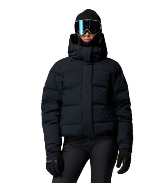 Женская куртка Columbia Roffe Ridge Hooded Down Puffer, цвет: Чёрный