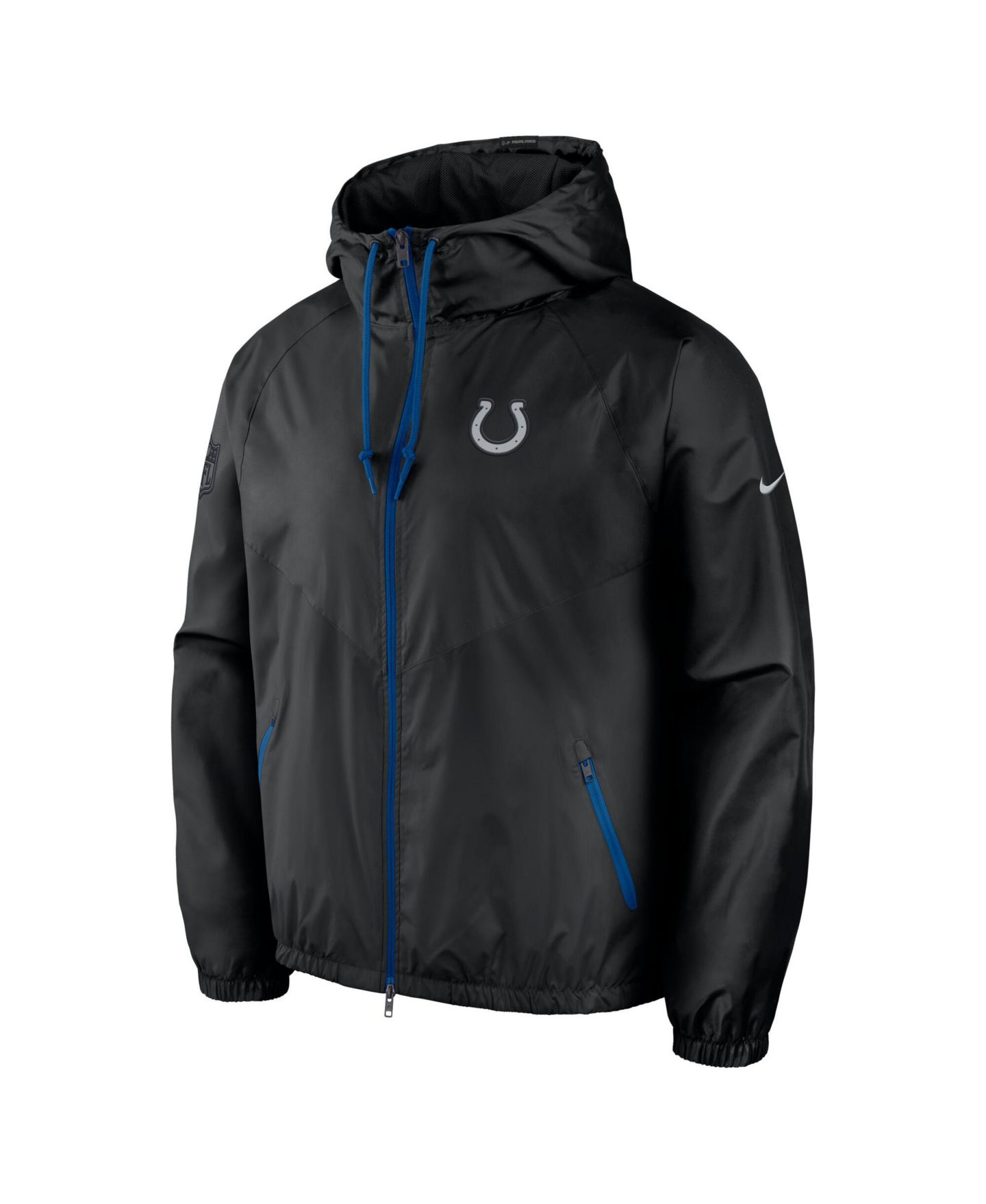 Мужская куртка Nike Black/Anthracite Indianapolis Colts 2026 Rivalries Collection Windrunner Full-Zip — фото 4