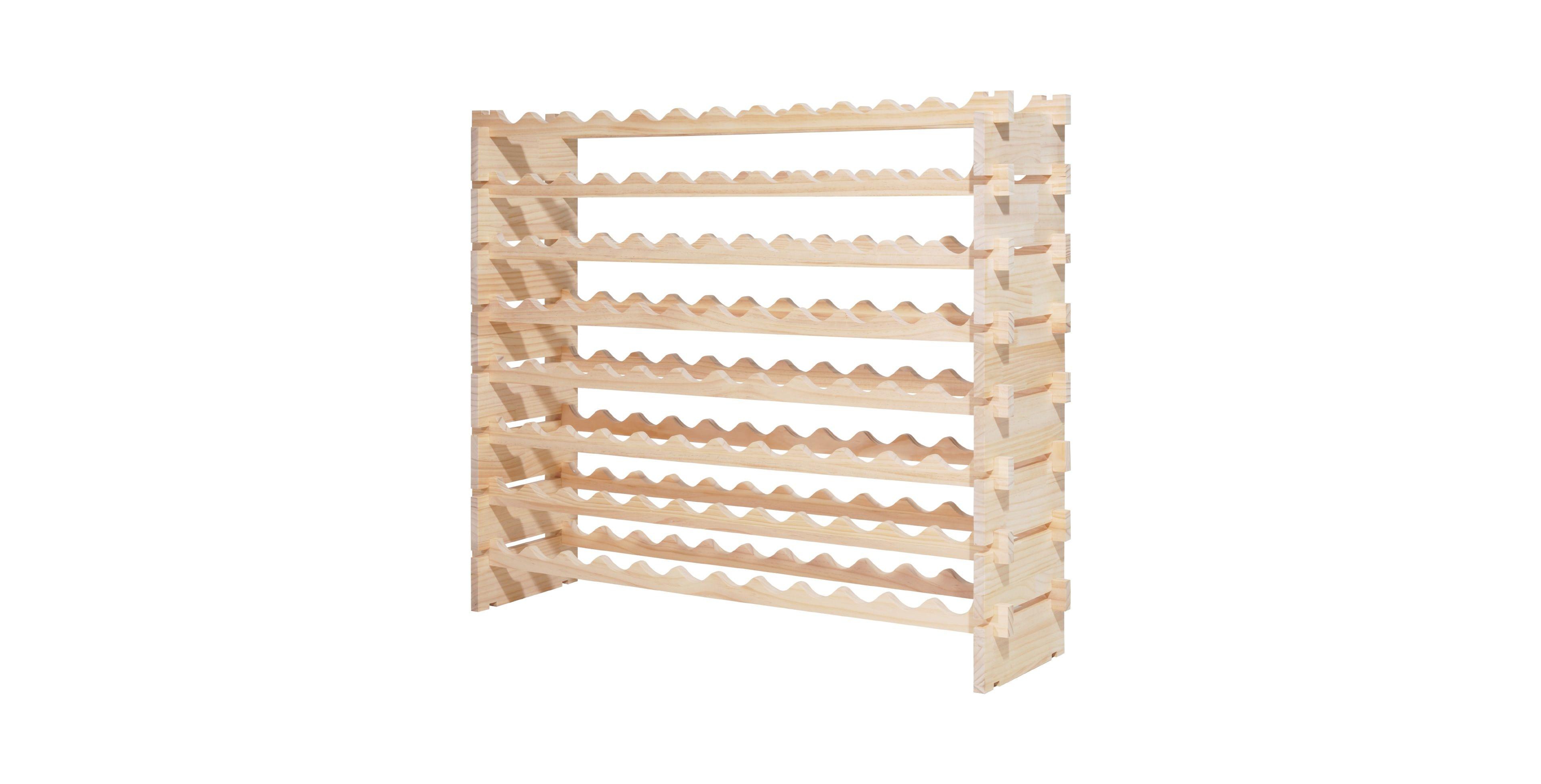 Sugift 96-Bottle Stackable 8-Tier Modular Wine Storage Rack