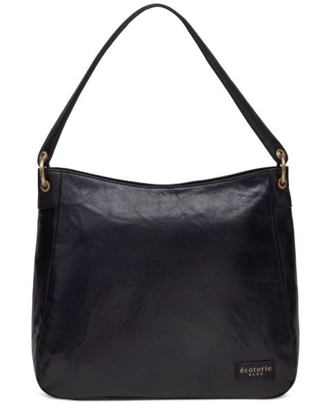 Женская сумка Ecotorie Johnson Genuine Leather Shoulder Handbag, цвет: Чёрный
