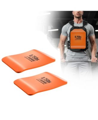 3D Curved Steel Weight Vest Plates 8.75 Lb Training Pair