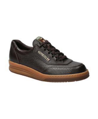 Men's Match Full-Grain Leather Arch Support Sneakers