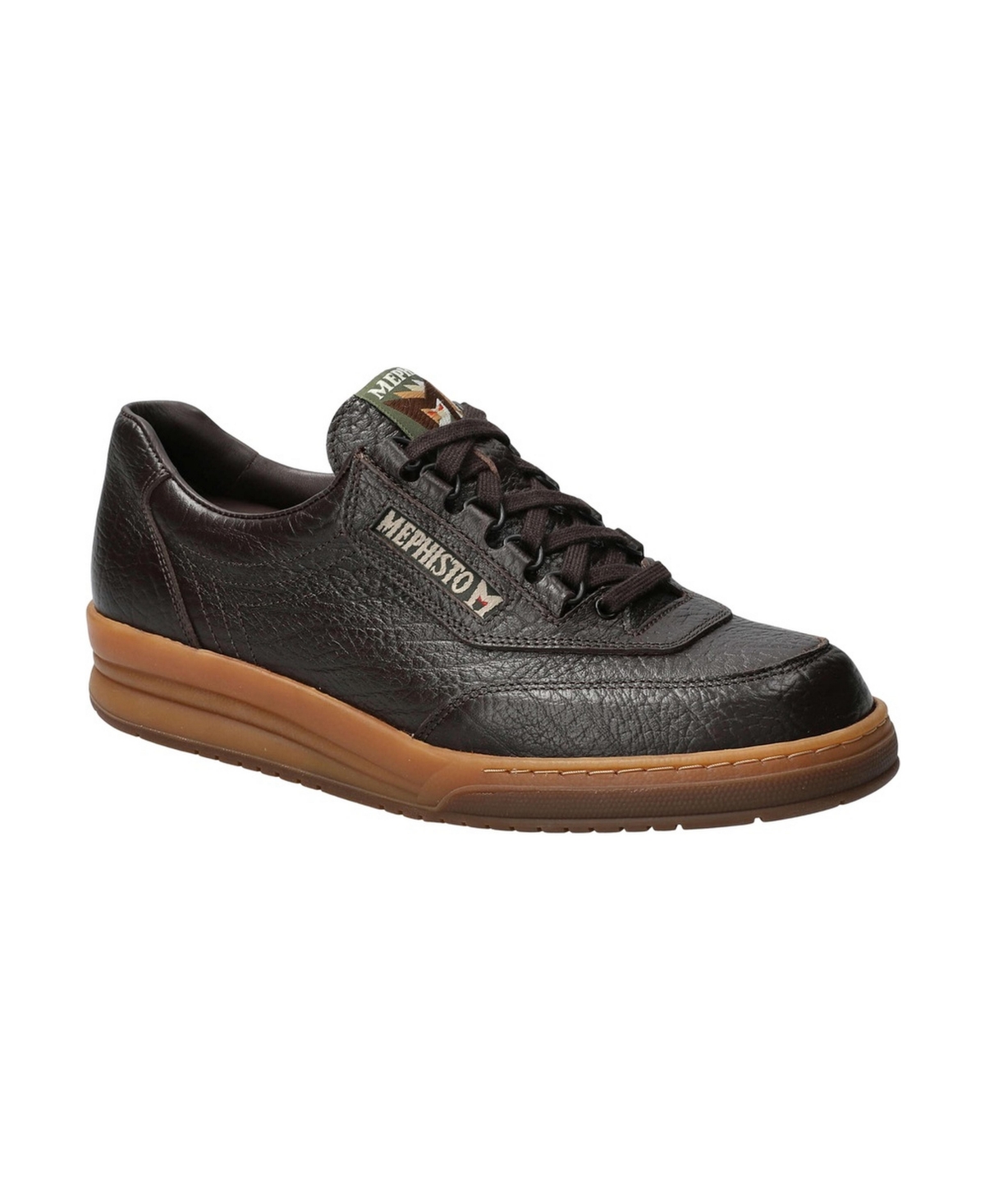 Mephisto Men's Match Full-Grain Leather Arch Support Sneakers