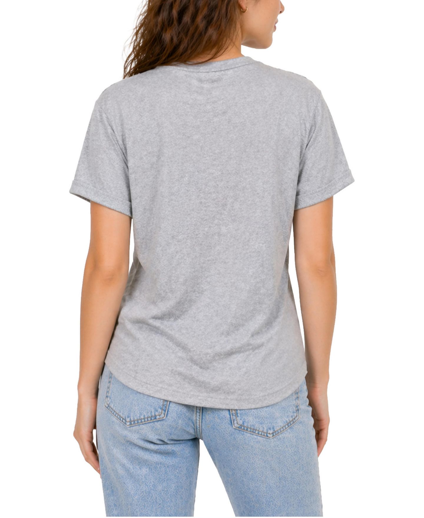 Женская футболка Gilmore Girls Juniors' I'm The Rory Graphic Relaxed-Fit, цвет: Меланжевый серый — фото 3