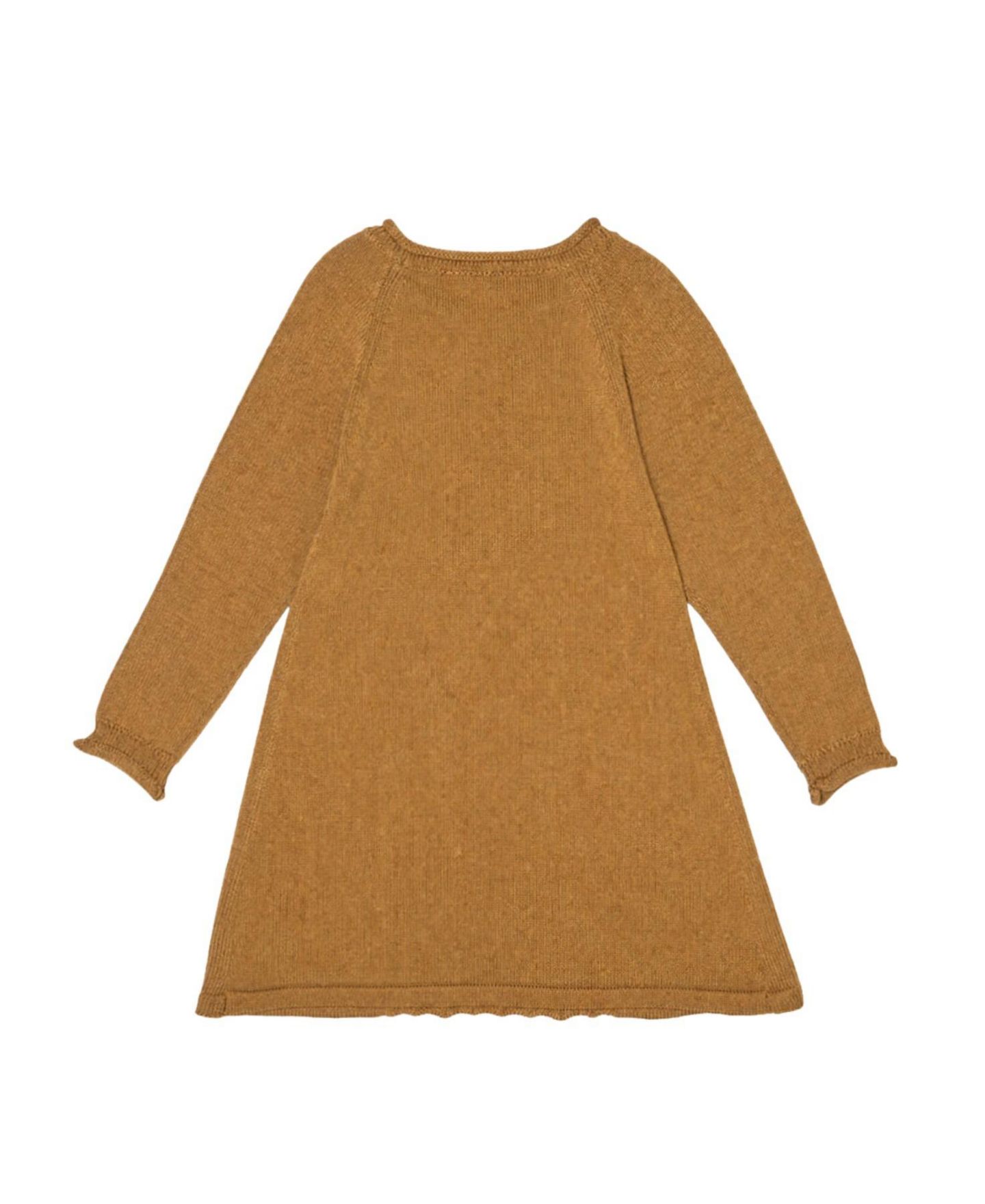 Платье Deux par Deux Knitted Dress Cinnamon для девочек-малышей, цвет: Коричневый коричный — фото 5