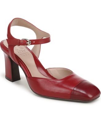 Women's Fedra Strappy Two-Tone Square Toe Pumps