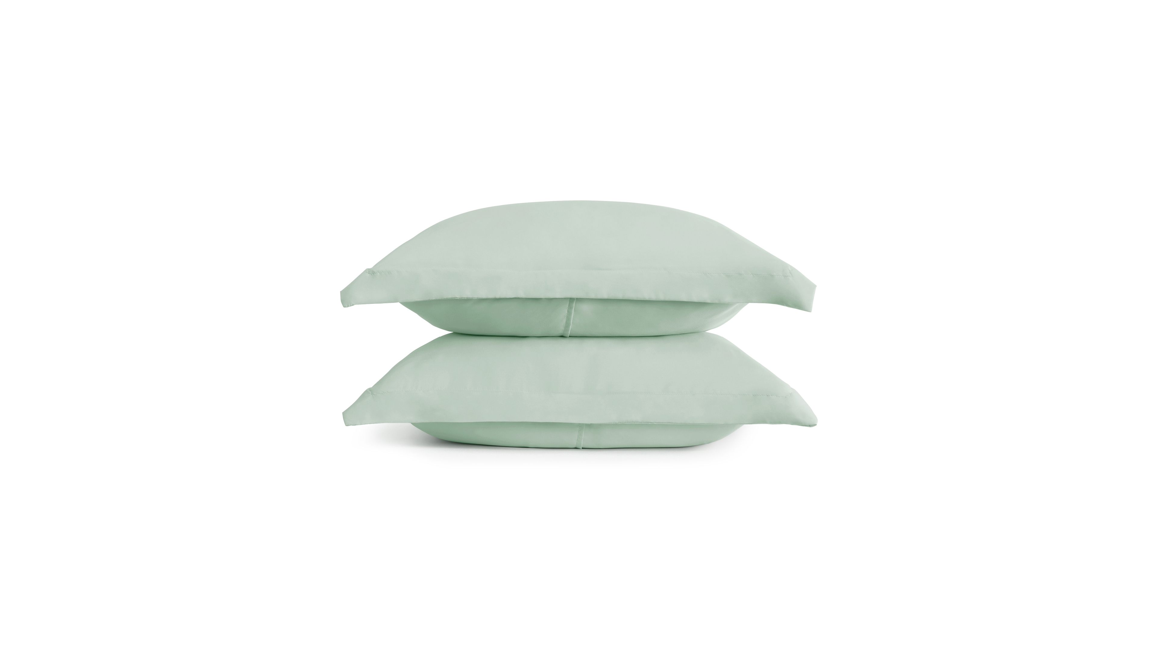 ienjoy Home Double Brushed Solid 2 Pack Pillow Sham Set, King