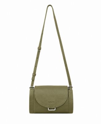 Nora Leather Adjustable-Strap Crossbody Handbag