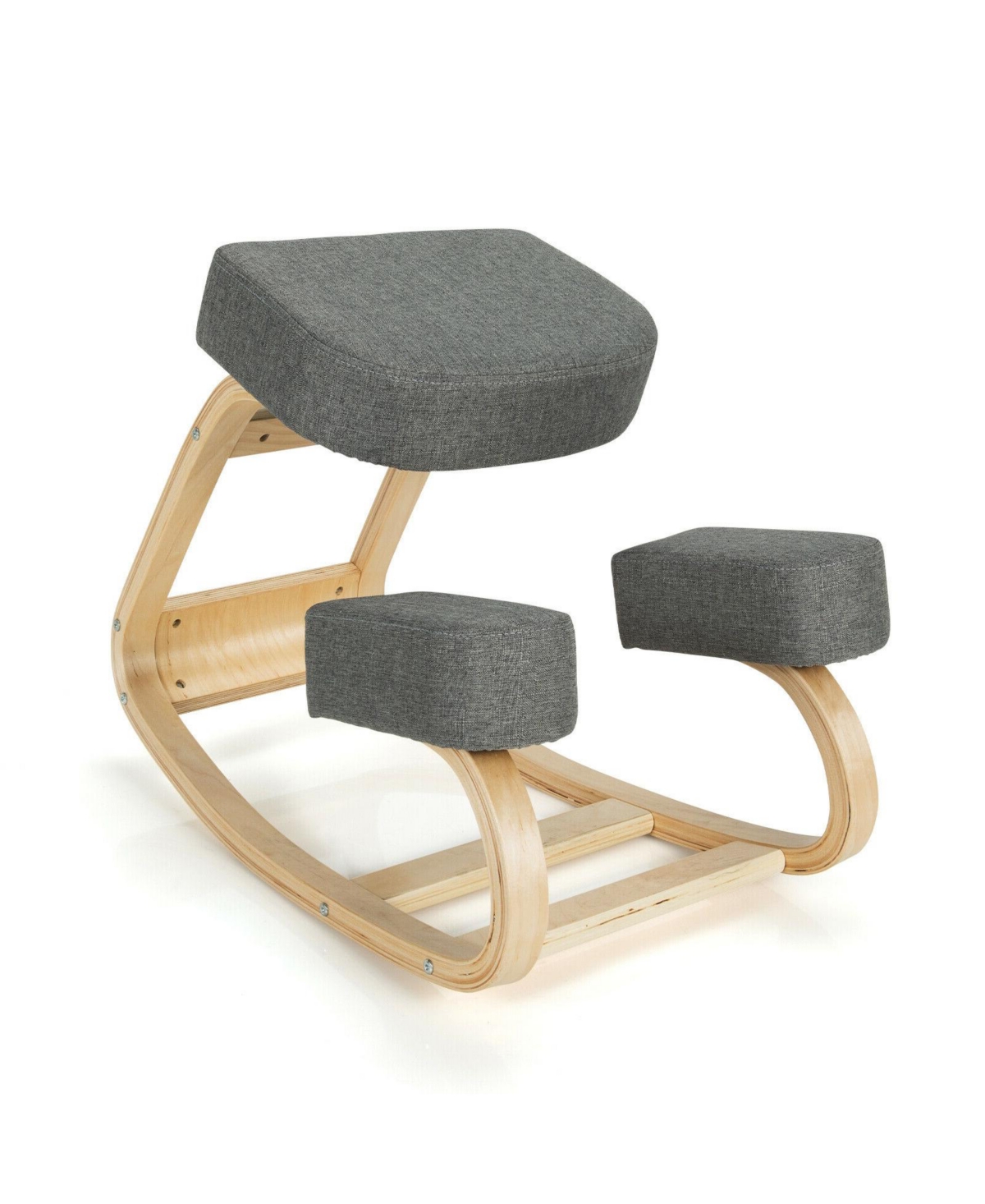 Mecale Ergonomic Kneeling Chair Rocking Office Desk Stool Upright Posture