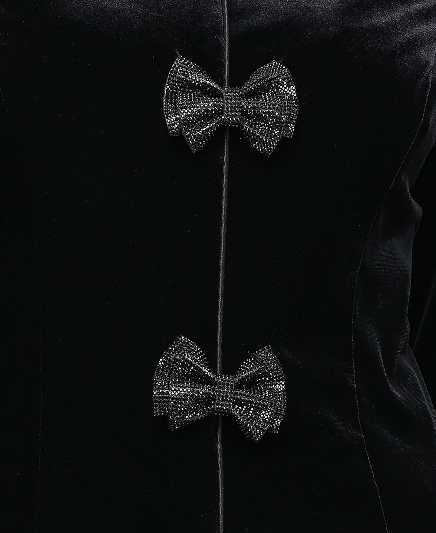 Женская куртка Alex Evenings Petite Velvet Scoop Neck 3/4-Sleeve, цвет: Чёрный — фото 3