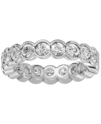 Diamond Round-Cut Full Eternity Band Ring (3 ct. t.w.) in 14k White, Yellow, Rose Gold or Platinum