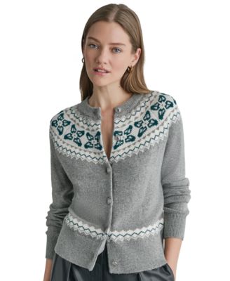 Women's Fair Isle Crewneck Cardigan
