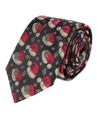Men's Kris Kringle's Cap Christmas Silk Tie